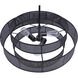 Bellamy 3 Light 22 inch Black Chandelier Ceiling Light in Black Rattan