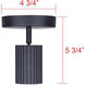 Rexton 1 Light Black Track Lighting Ceiling Light
