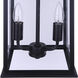 Rossland 2 Light 8.5 inch Matte Black Outdoor Pendant Light