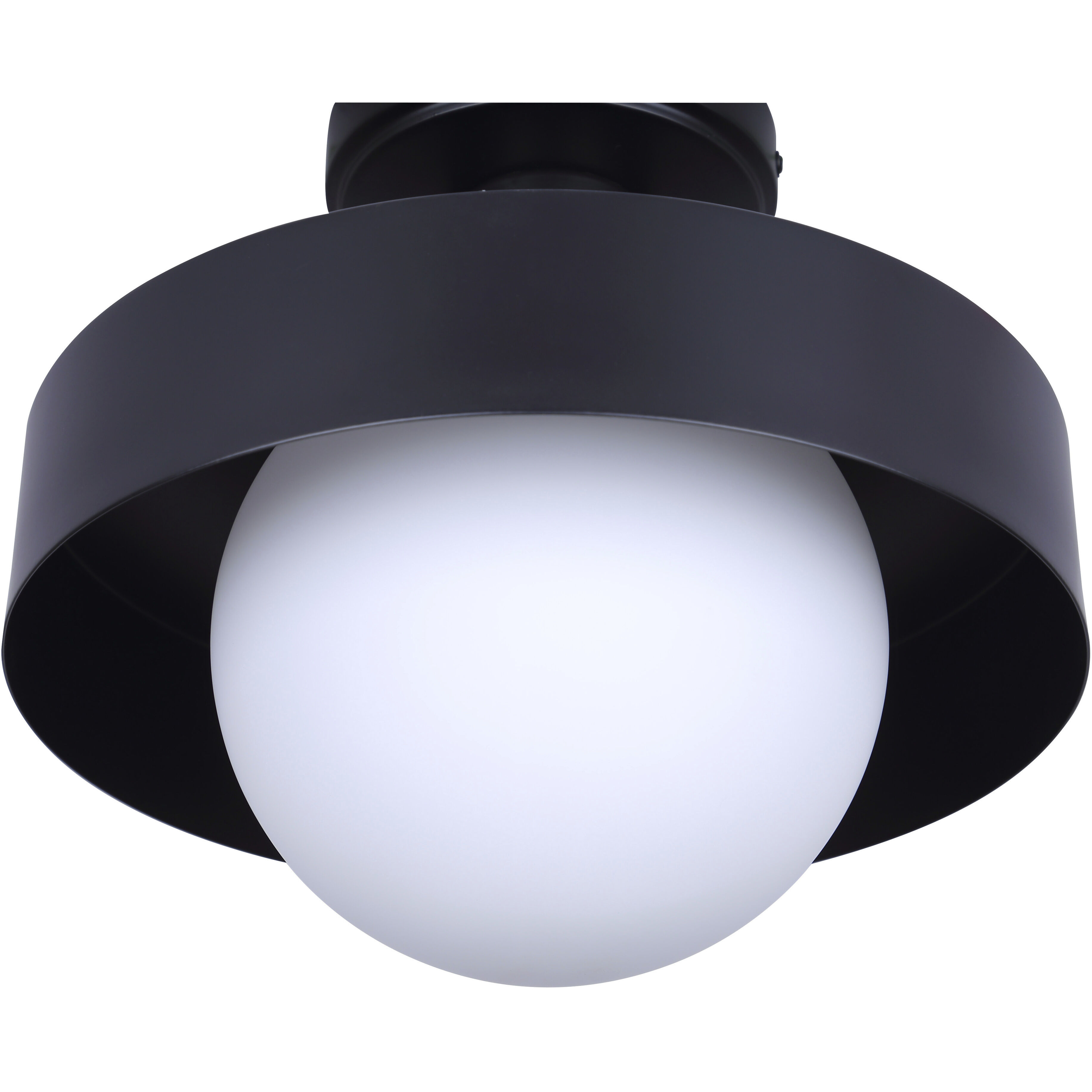 Baylor 1 Light 11 inch Black Outdoor Ceiling Lantern