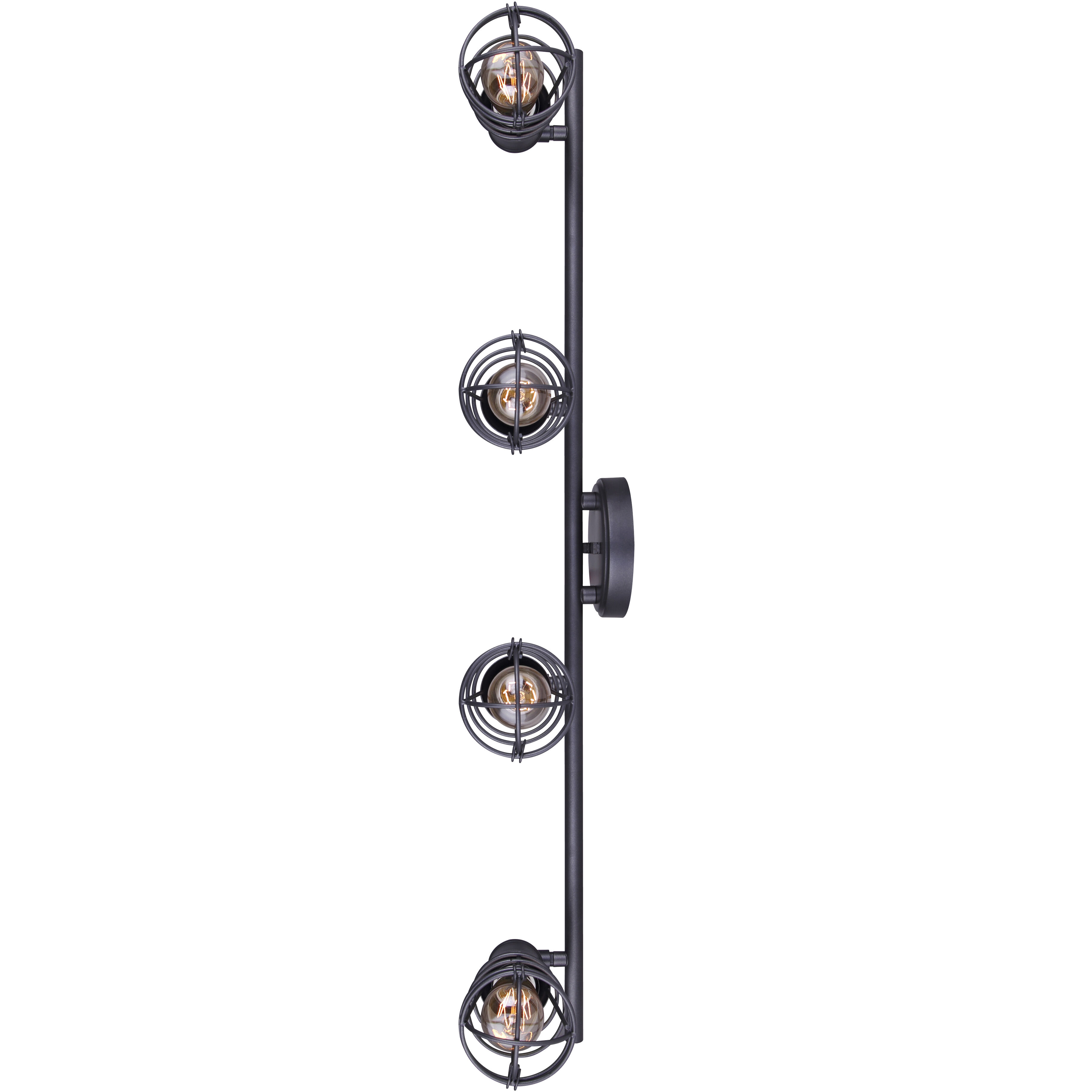 Madison 4 Light Graphite Track Ceiling Light