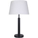 Willow 26 inch 100.00 watt Matte Black Table Lamp Portable Light