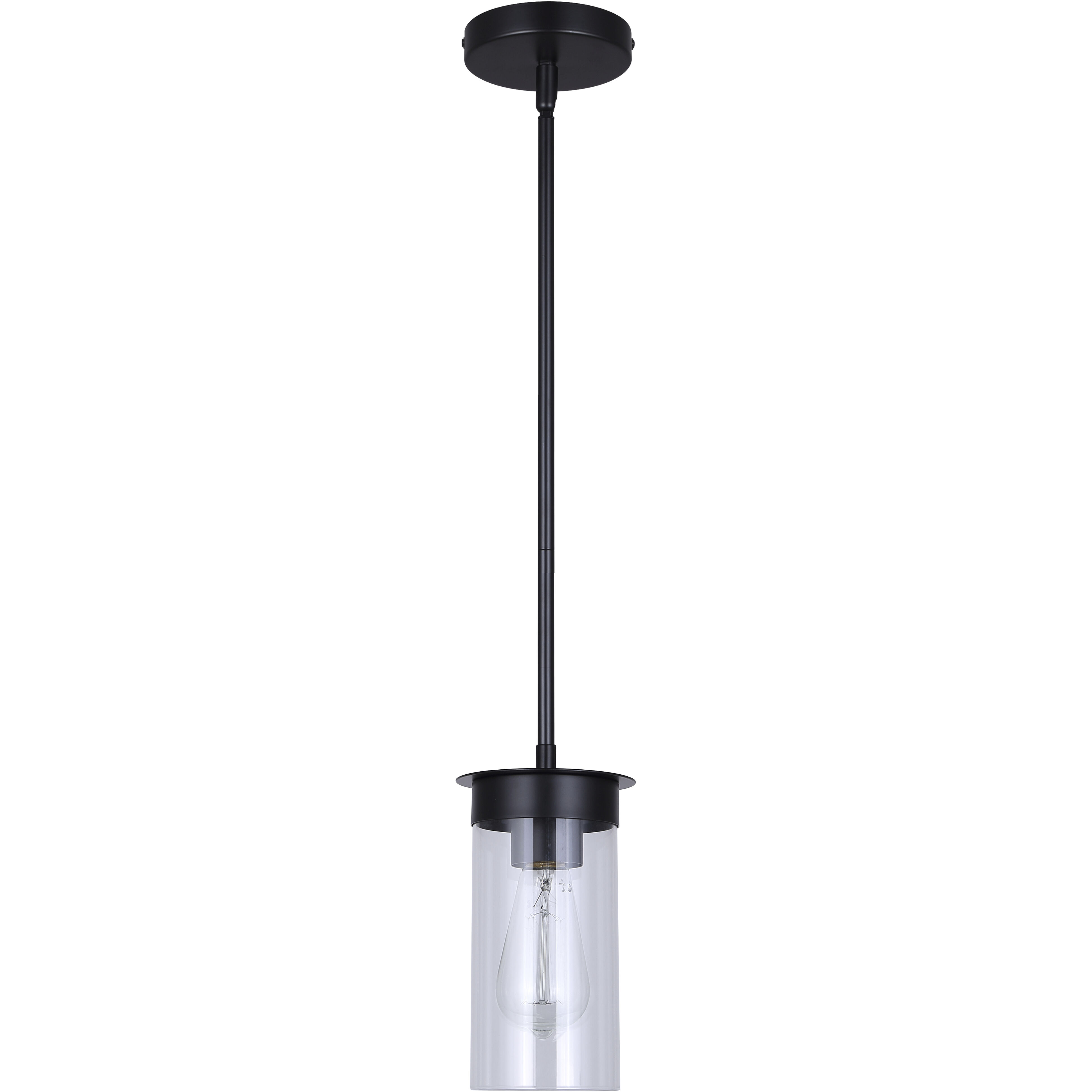 Benson 1 Light 4.75 inch Black Pendant Ceiling Light