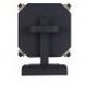 Aki 1 Light 12 inch Black and Wood Outdoor Wall Lantern