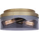 Nina 2 Light 12.25 inch Gold Flush Mount Ceiling Light