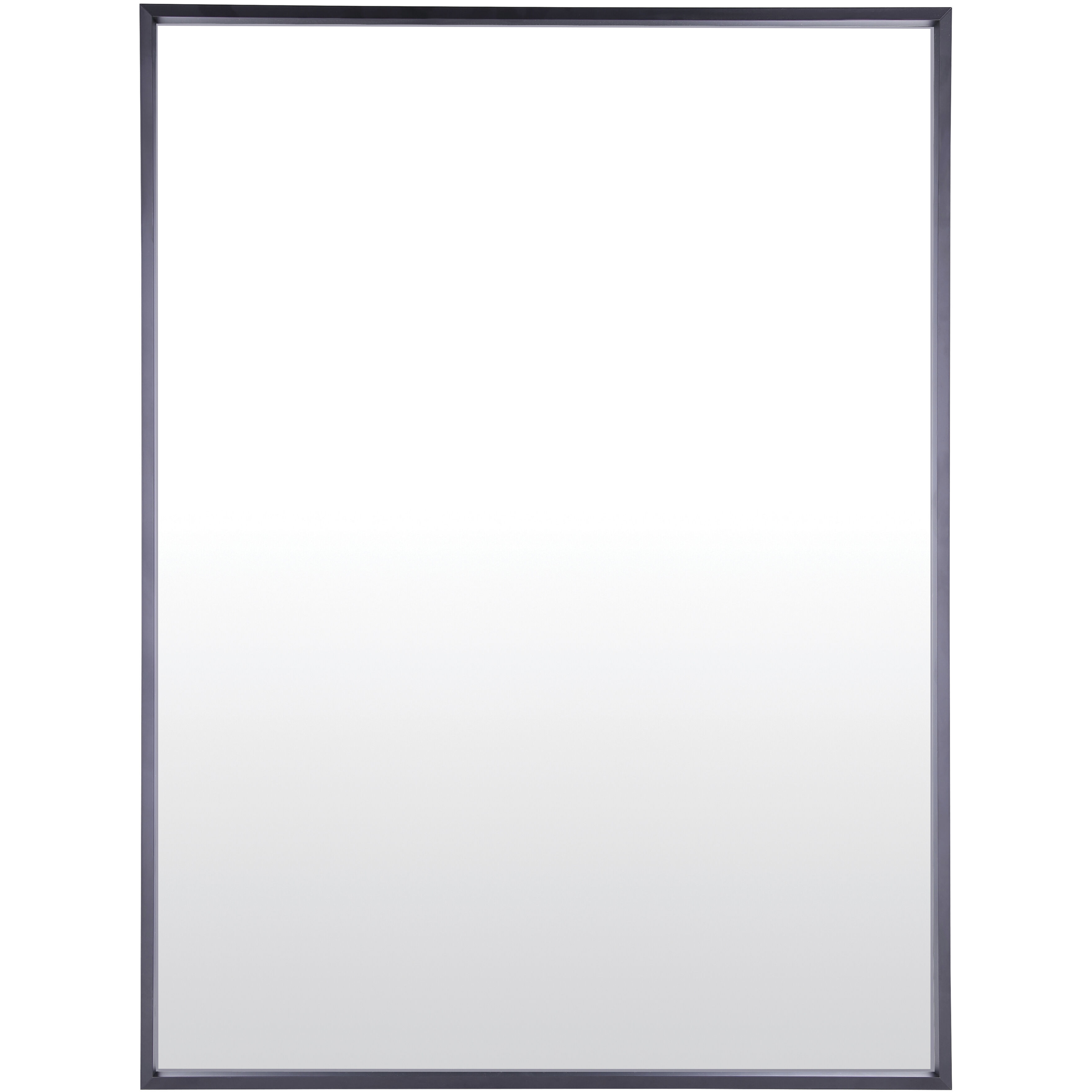 Madison 33 X 25 inch Black Décor Mirror