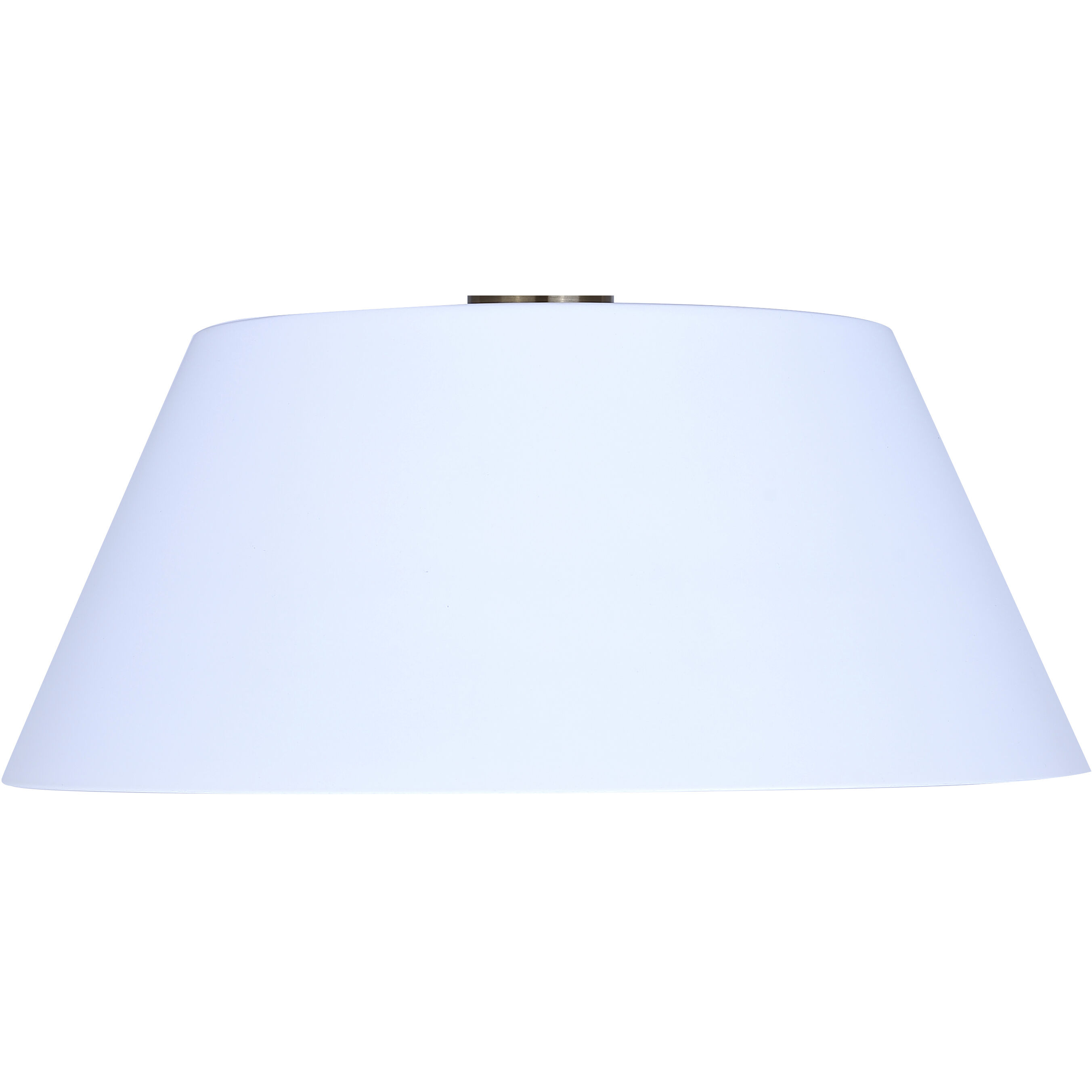Daxton 1 Light 12.75 inch Matte White and Gold Semi-Flush Mount Ceiling Light