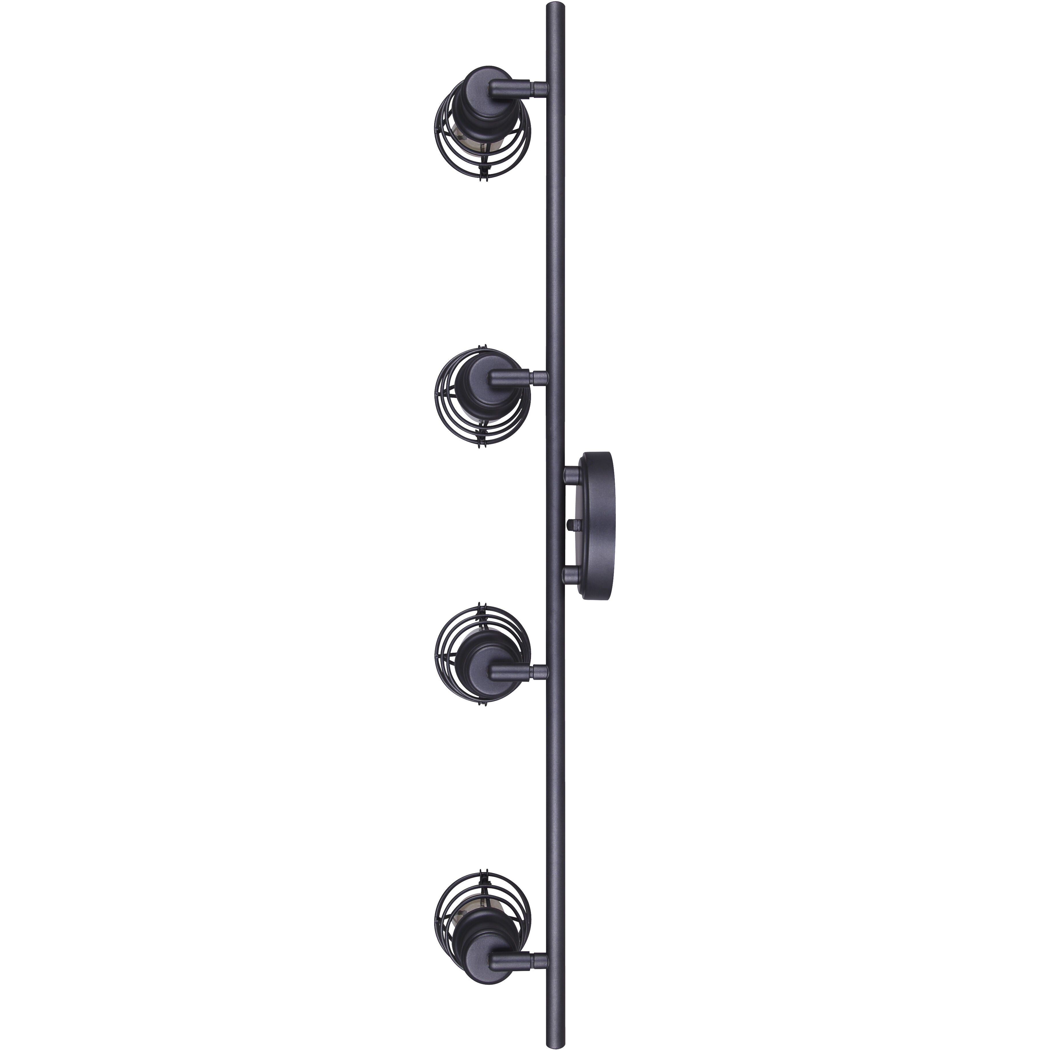 Madison 4 Light Graphite Track Ceiling Light