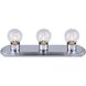 Bathroom Strip 3 Light 18 inch chrome Vanity Light Wall Light