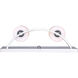 Madison 2 Light 18 inch Chrome Vanity Light Wall Light