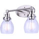 Carson 2 Light 16 inch Brushed Nickel Vanity Light Wall Light
