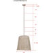 Mia 3 Light 18 inch Gold Chandelier Ceiling Light