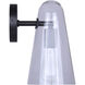 Luisa Sconce Wall Light in Black