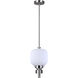 Mallory 4 Light 36.38 inch Brushed Nickel Chandelier Ceiling Light