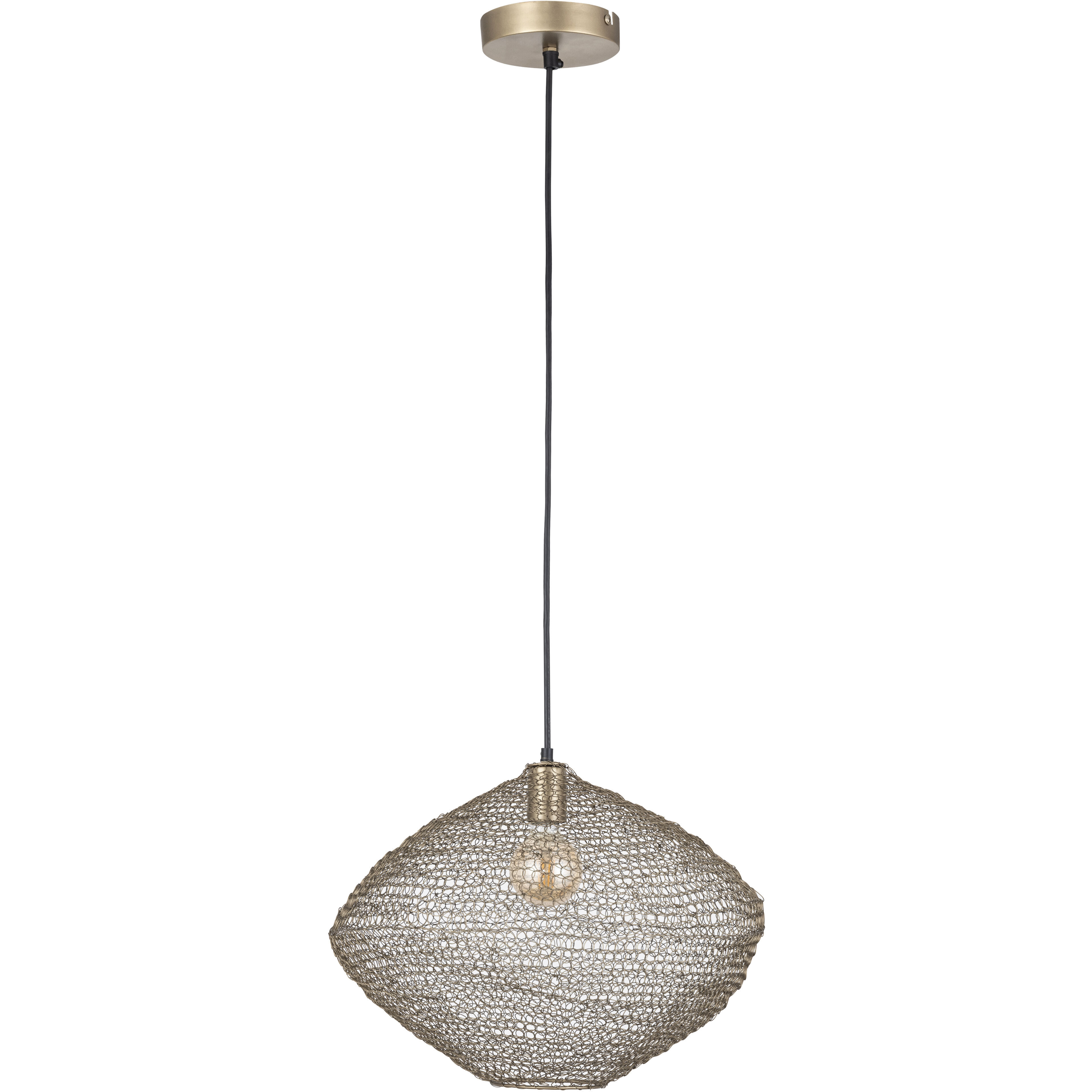 Warren 1 Light 19.5 inch Antique Brass Pendant Ceiling Light