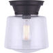 Madison 1 Light 8 inch Oil Rubbed Bronze Flush Mount Ceiling Light