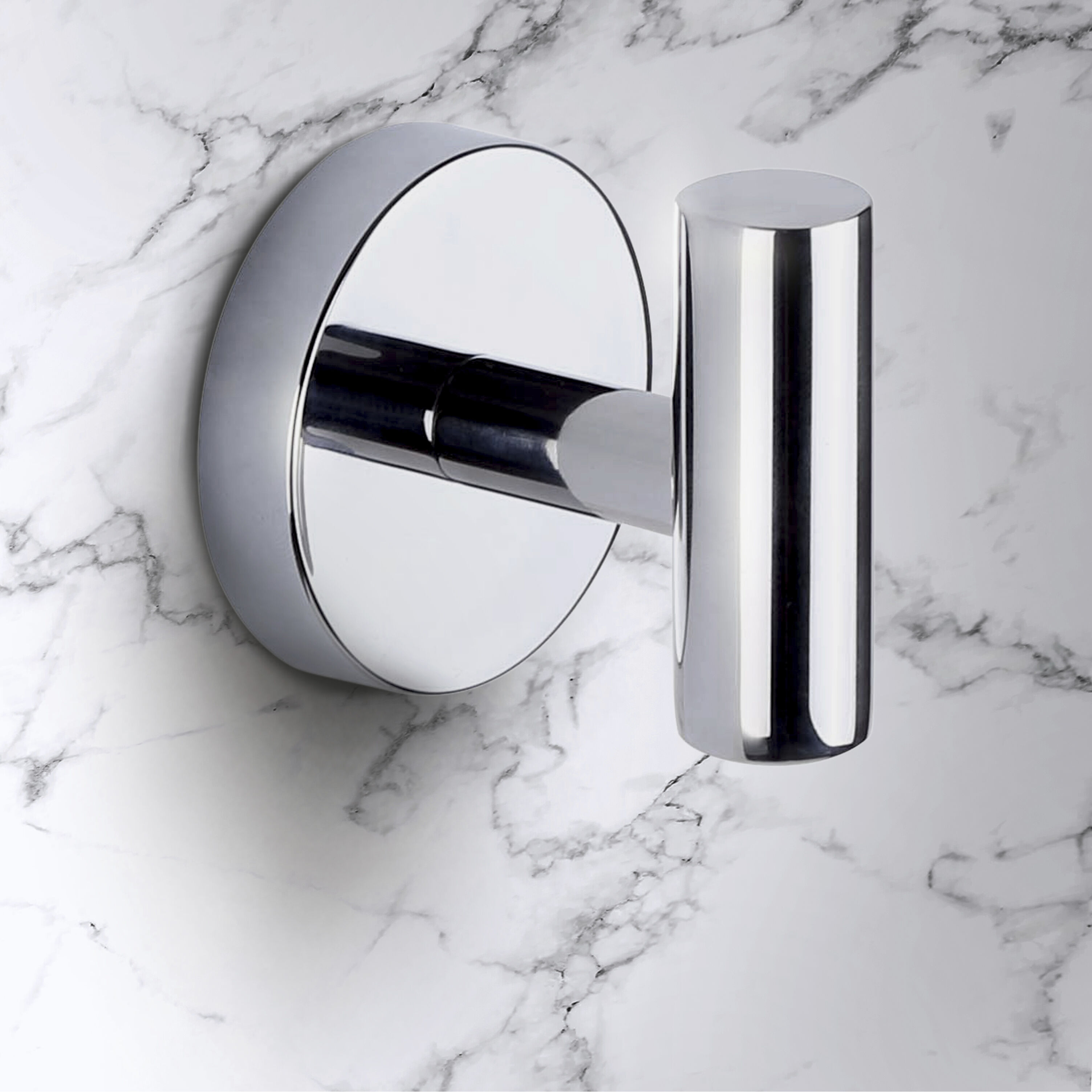 Cain 2.25 inch Chrome Robe Hook