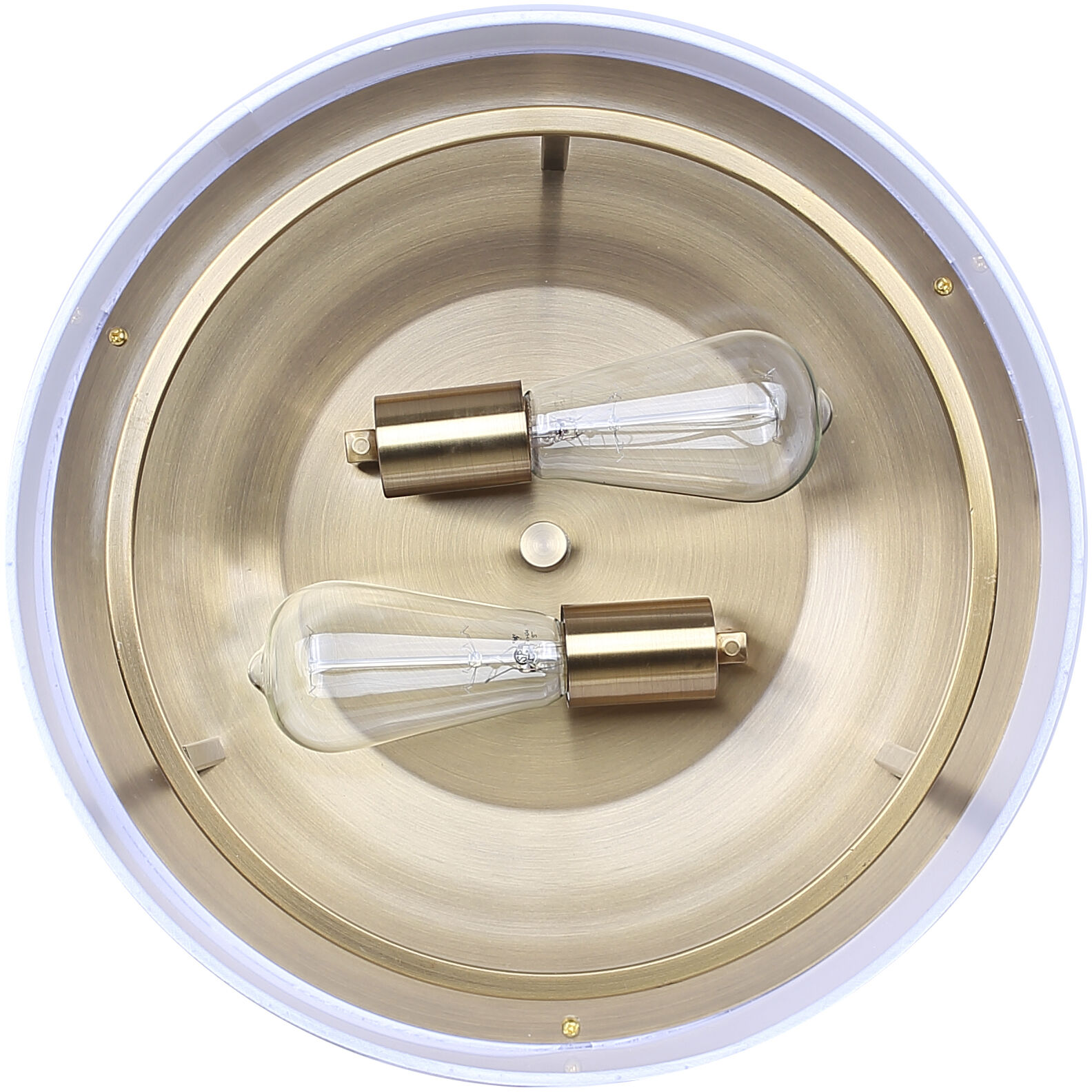 Bonnie 2 Light 15 inch Gold Flush Mount Ceiling Light