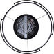 Amora LED 24 inch Black Chandelier Ceiling Light