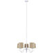 Daisey 5 Light 27 inch White Chandelier Ceiling Light