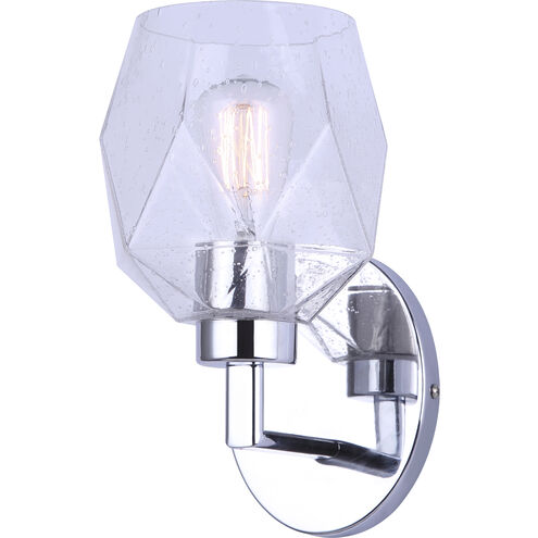 Lenci 1 Light 7 inch Chrome Vanity Light Wall Light
