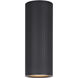 Rexton 2 Light 11.75 inch Black Outdoor Wall Lantern