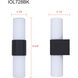 June 2 Light 4.38 inch Black Outdoor Lantern