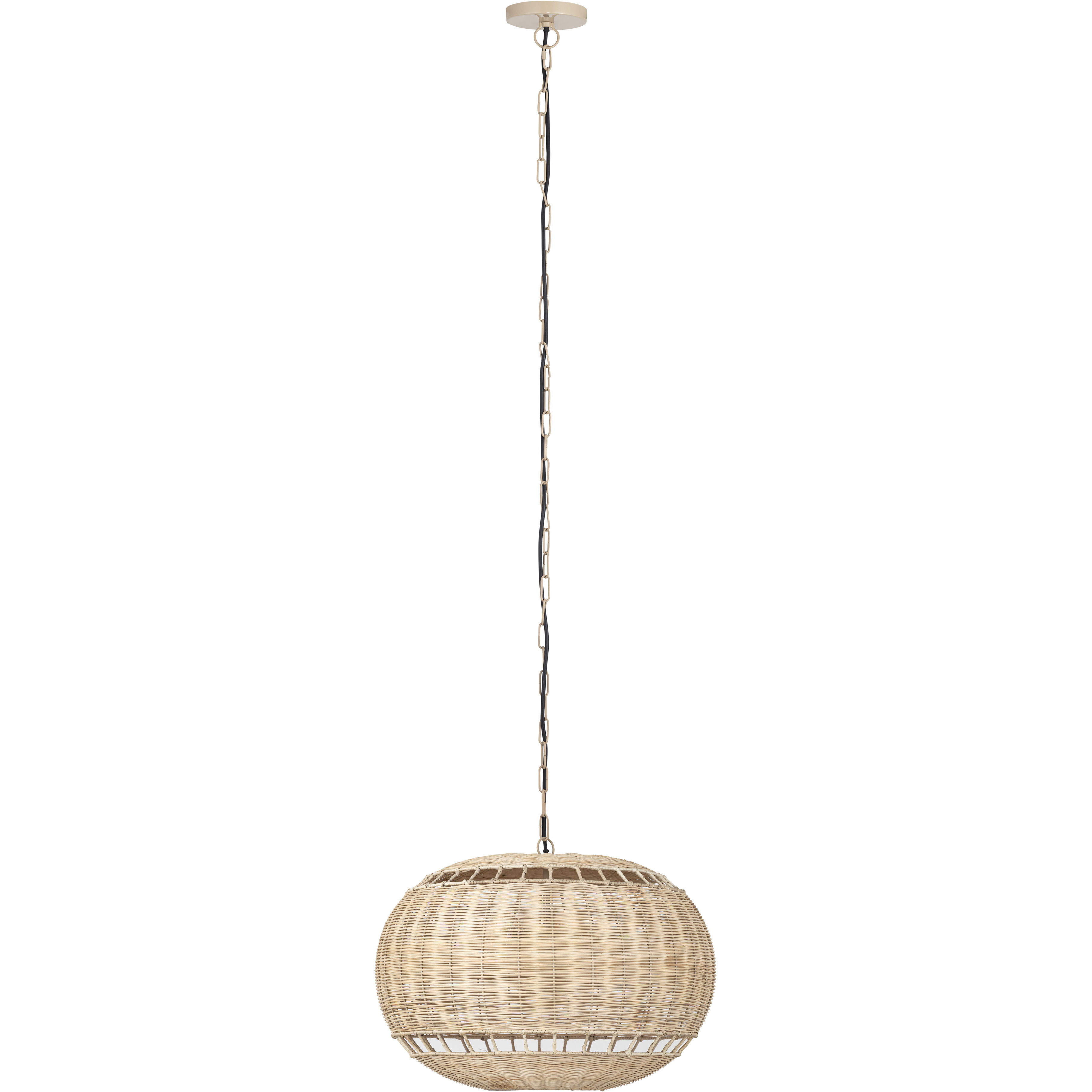 Sidney 3 Light 23.5 inch Natural Pendant Ceiling Light