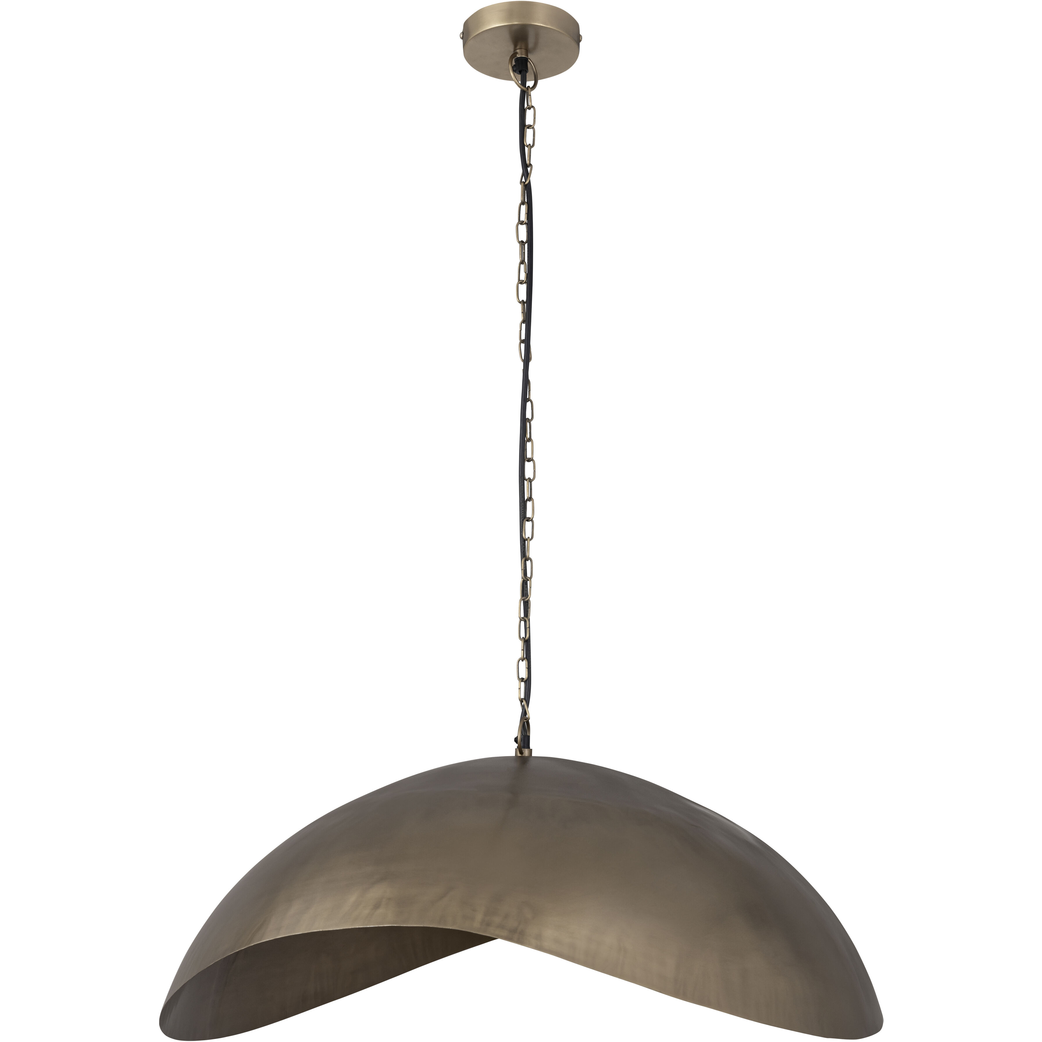 Maverick 2 Light 39 inch Antique Brass Pendant Ceiling Light