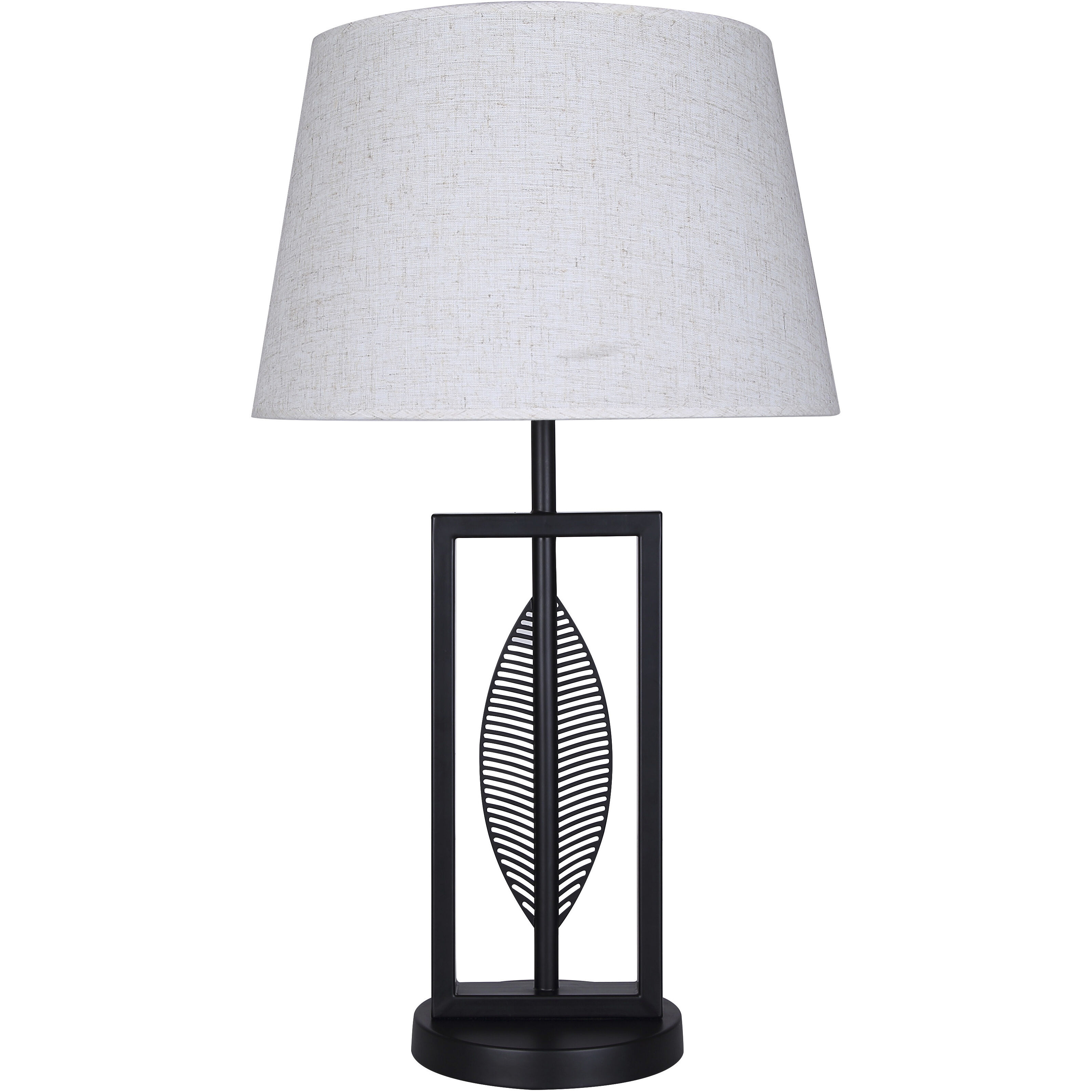 Willow 26 inch 100.00 watt Matte Black Table Lamp Portable Light
