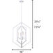 Netto 4 Light 16 inch Matte White Chandelier Ceiling Light