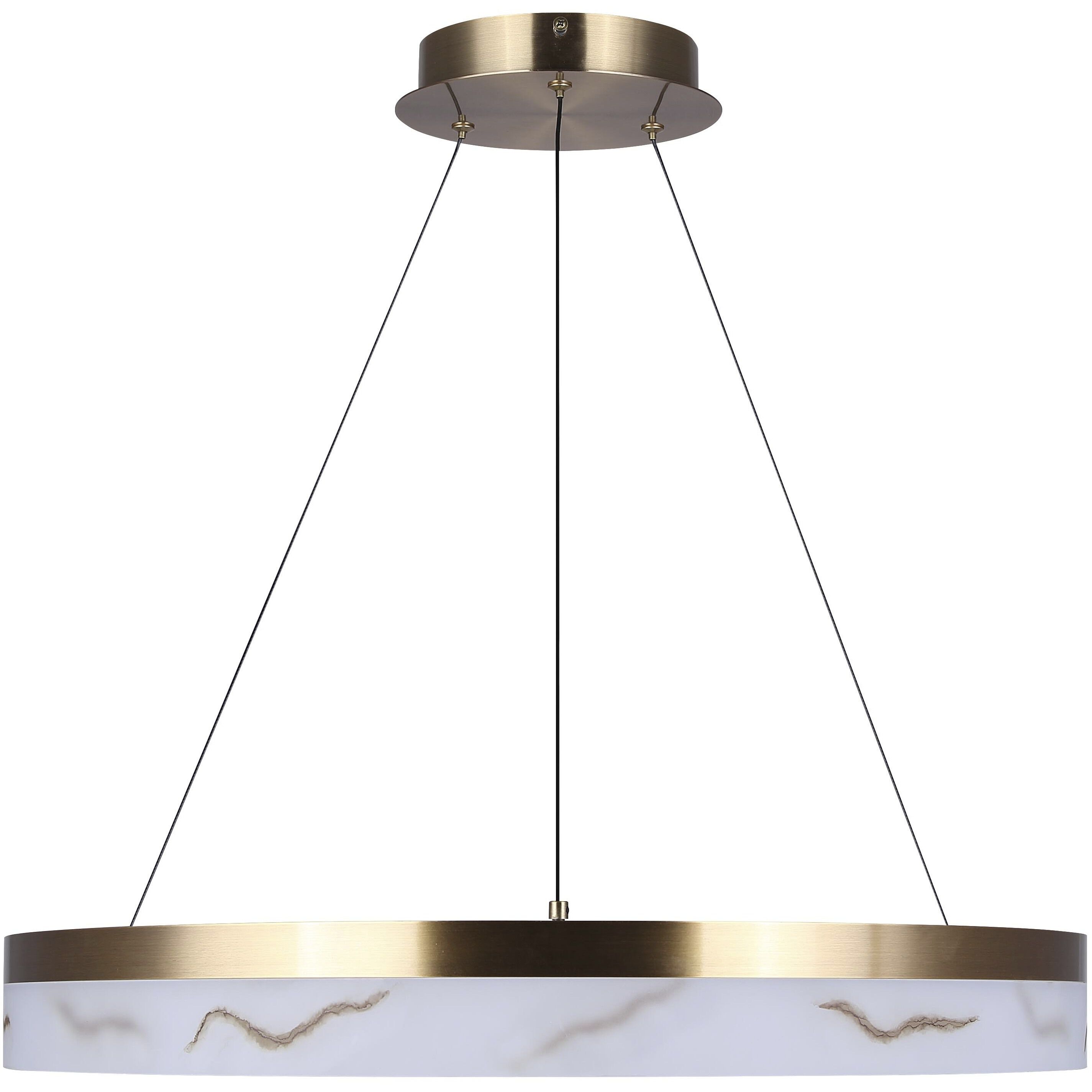 Elynn LED 23.5 inch Gold Chandelier Ceiling Light