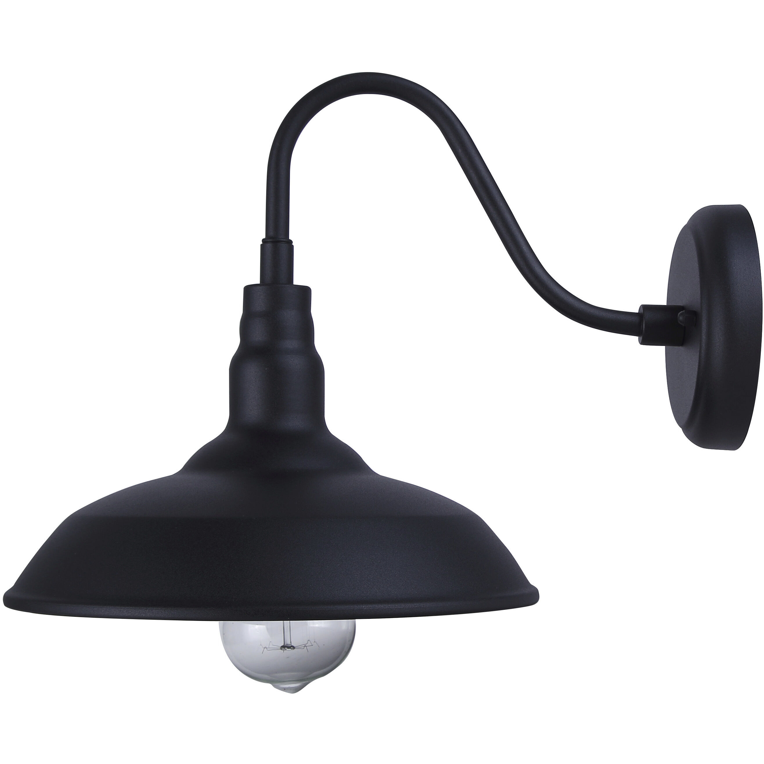 Hattie 1 Light 10 inch Sand Black Outdoor Wall Lantern