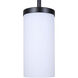 Malloy 4 Light 23.25 inch Matte Black Chandelier Ceiling Light