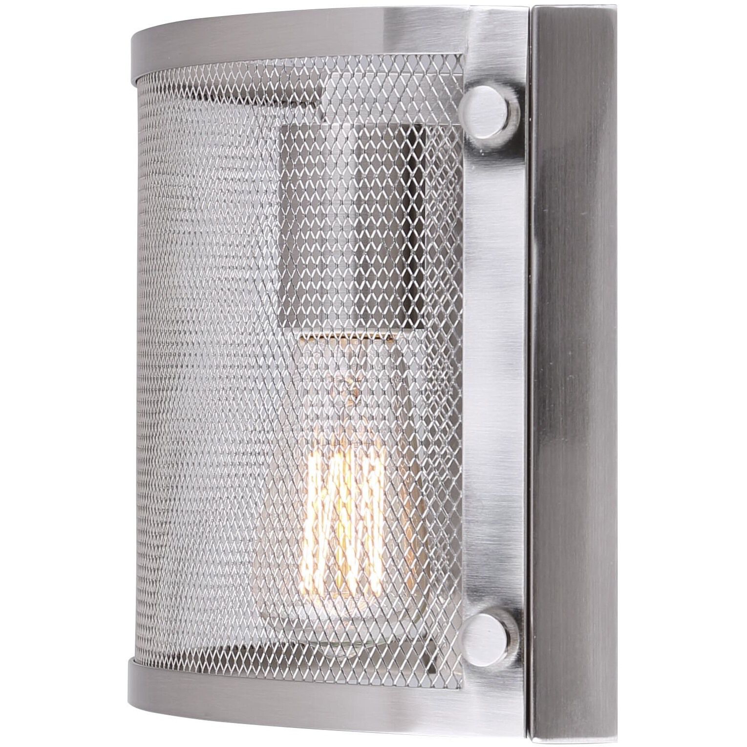 Madison 1 Light 11 inch Brushed Nickel Wall Wall Light