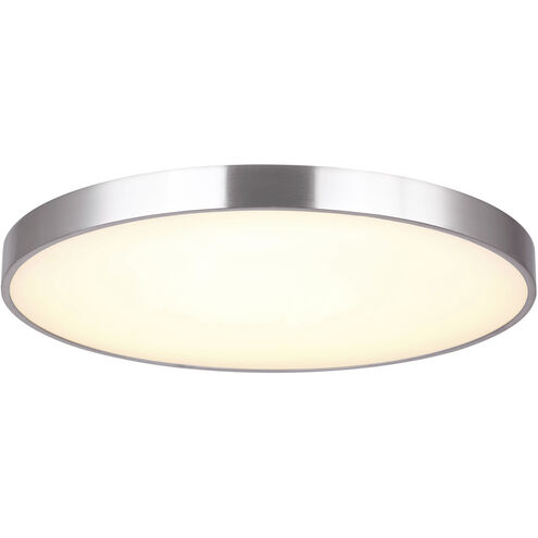 Lenox LED 18 inch Brushed Nickel Flush Mount Ceiling Light