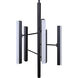 Yavin LED 13.13 inch Black Chandelier Ceiling Light