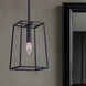 Madison 1 Light 7 inch Black Pendant Ceiling Light