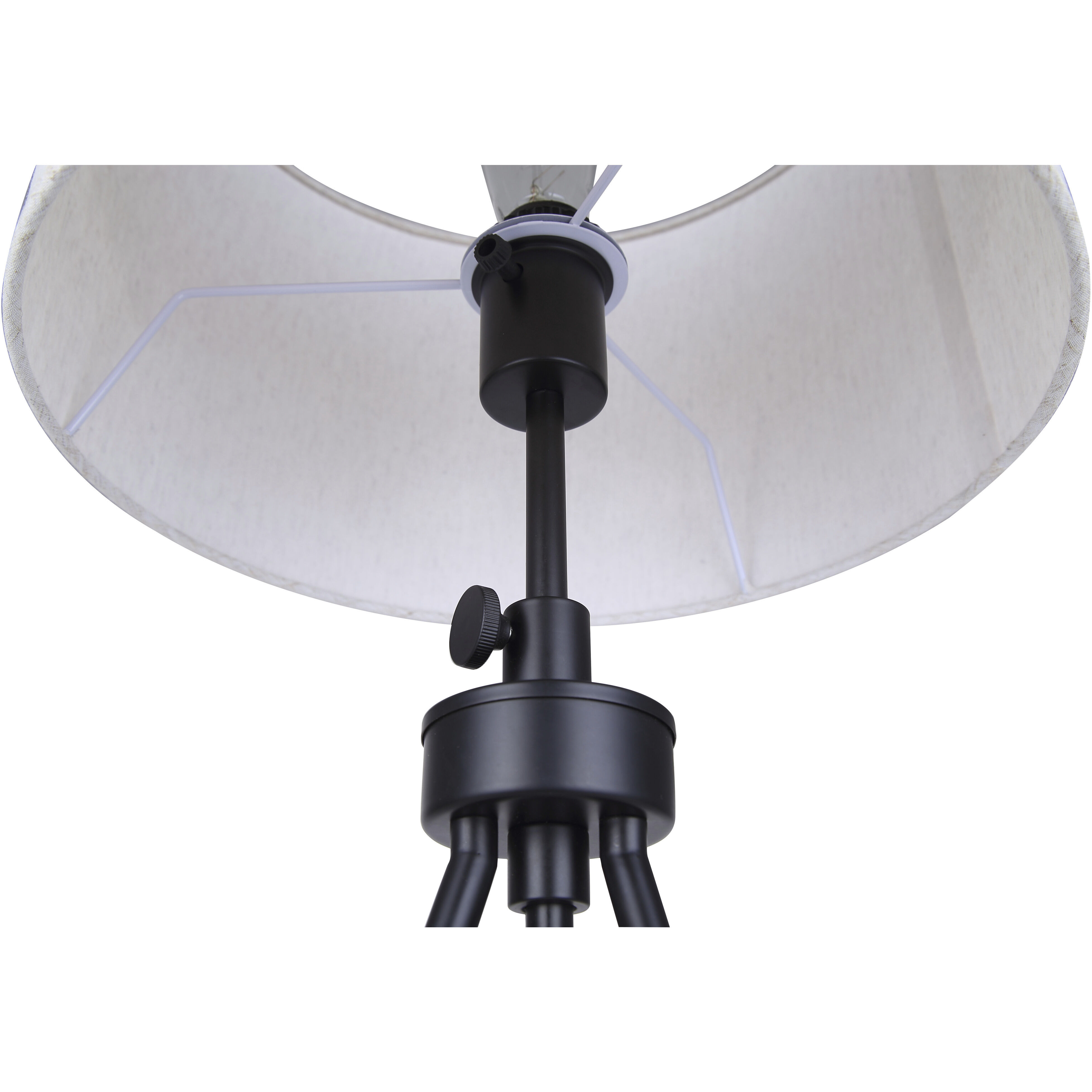 Holt 27.25 inch 100.00 watt Matte Black Table Lamp Portable Light