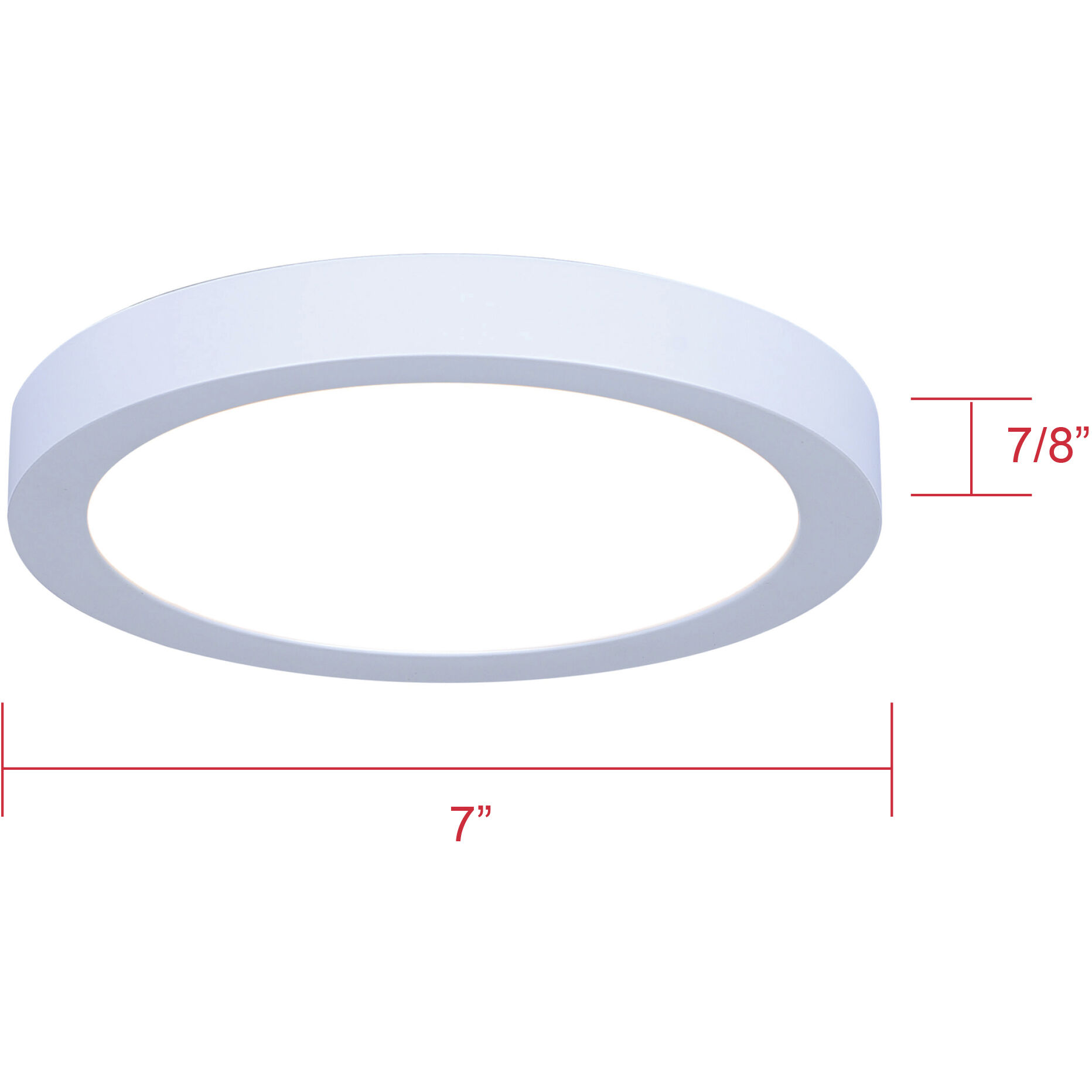 Madison LED 7 inch White Disc Light