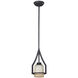 Madison 1 Light 7 inch Rubbed Antique Bronze Pendant Light Ceiling Light