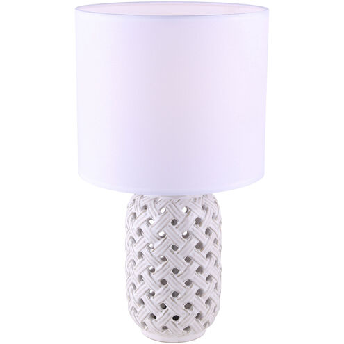 Luana 16.25 inch 60.00 watt Gold/White Table Lamp Portable Light