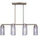 Jett 6 Light 34.5 inch Gold Chandelier Ceiling Light