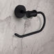 Carson 7 inch Black Towel Ring