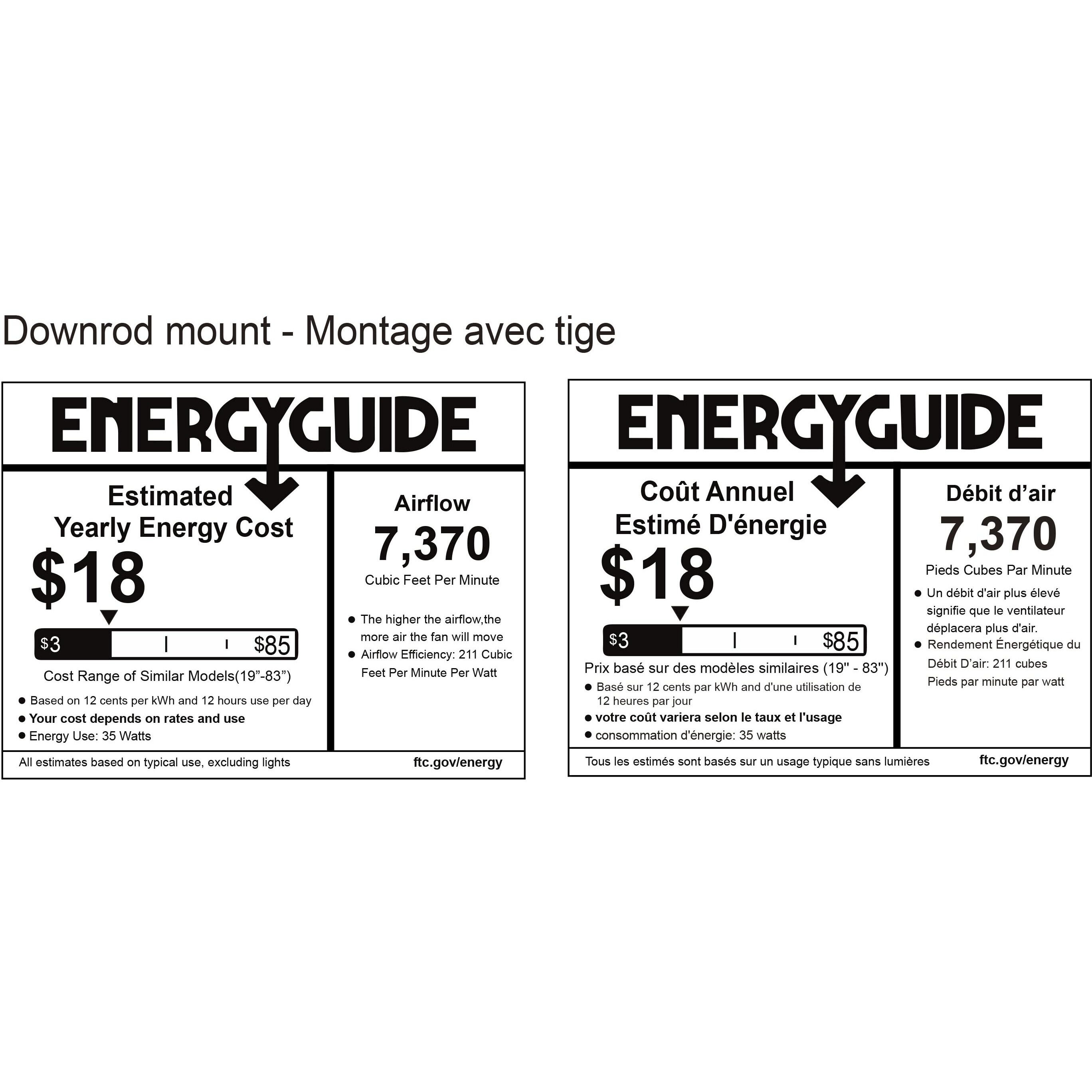 DC 48 inch White Industrial Ceiling Fan