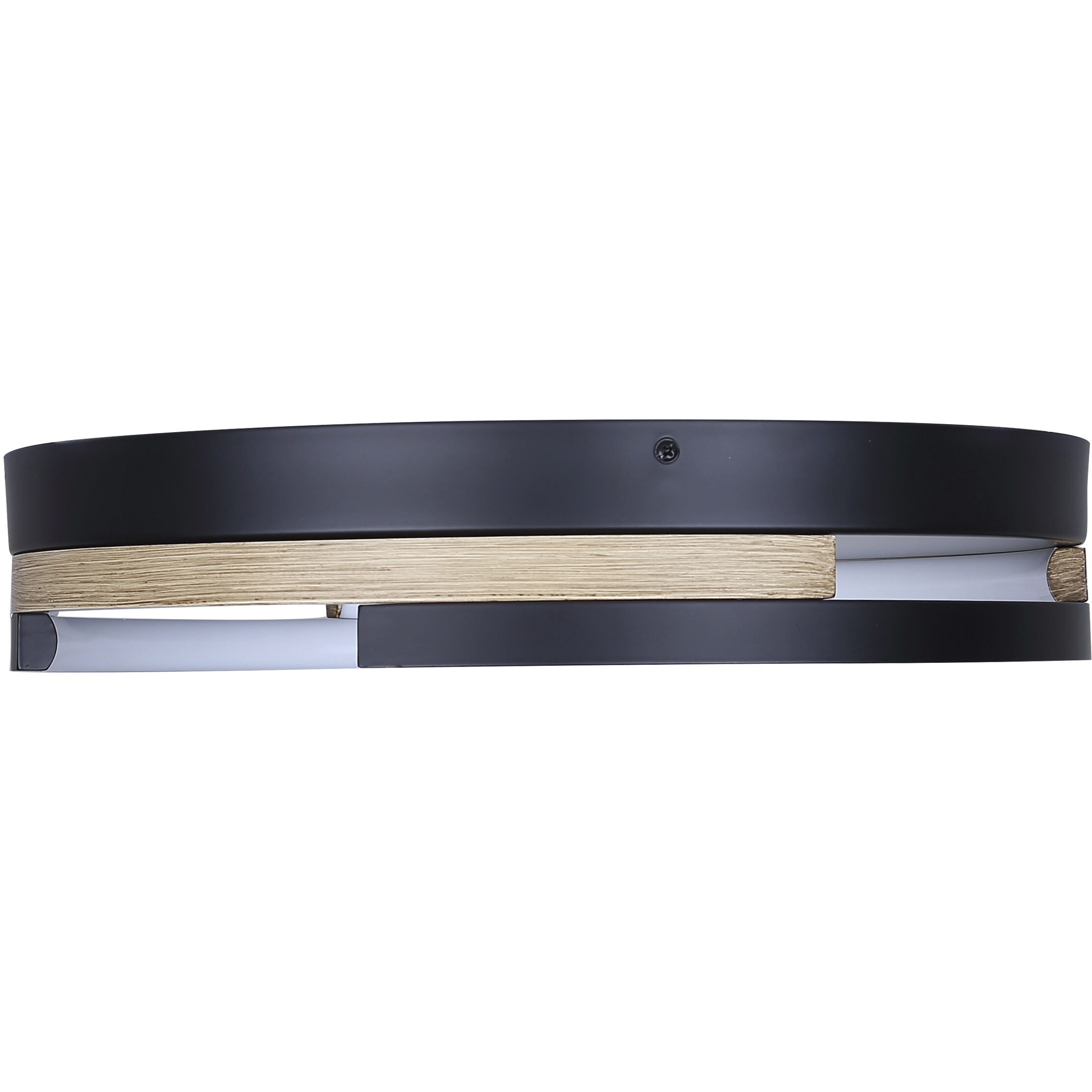 Azria LED 15 inch Matte Black Flush Mount Ceiling Light