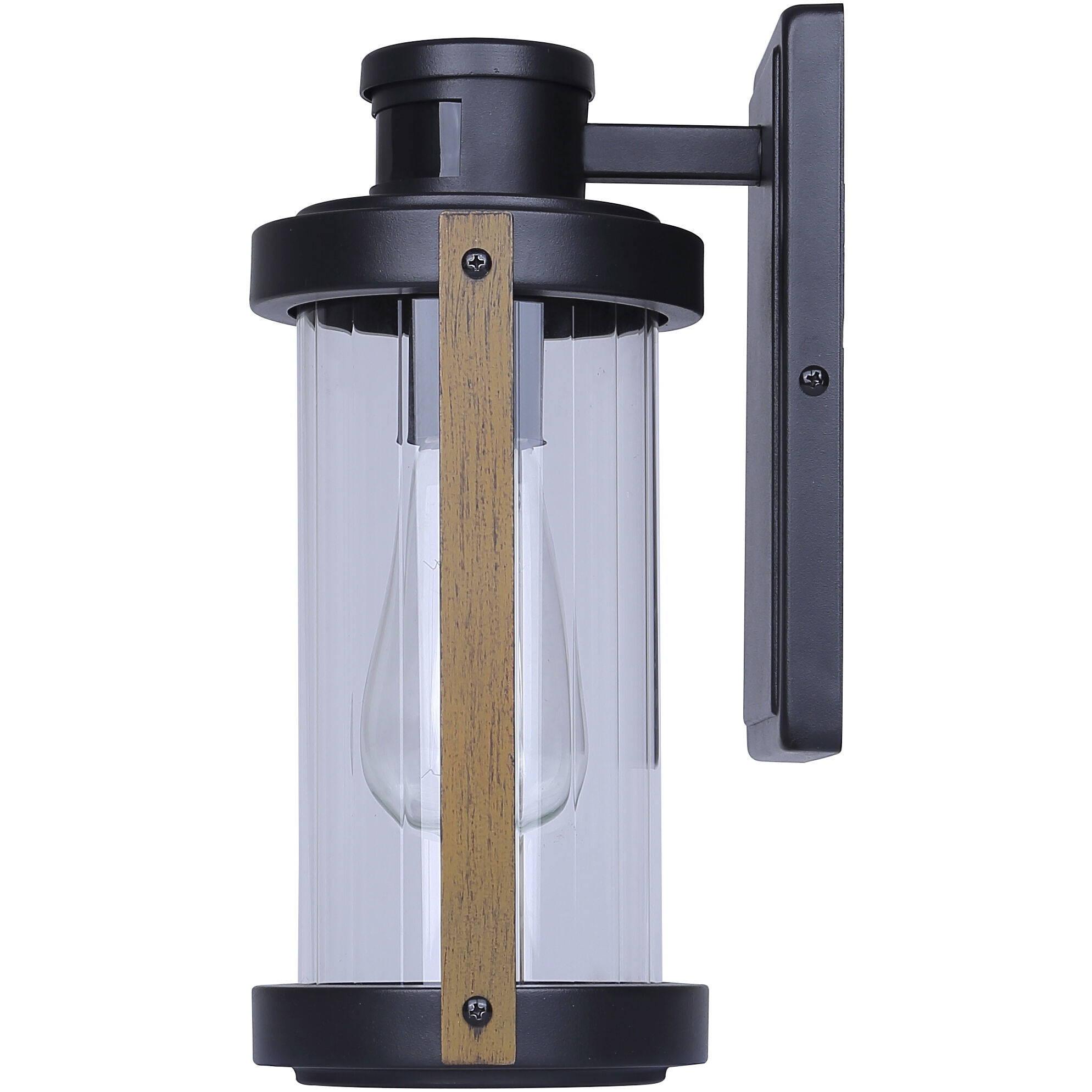 Maddox 1 Light 11.25 inch Black Outdoor Wall Lantern