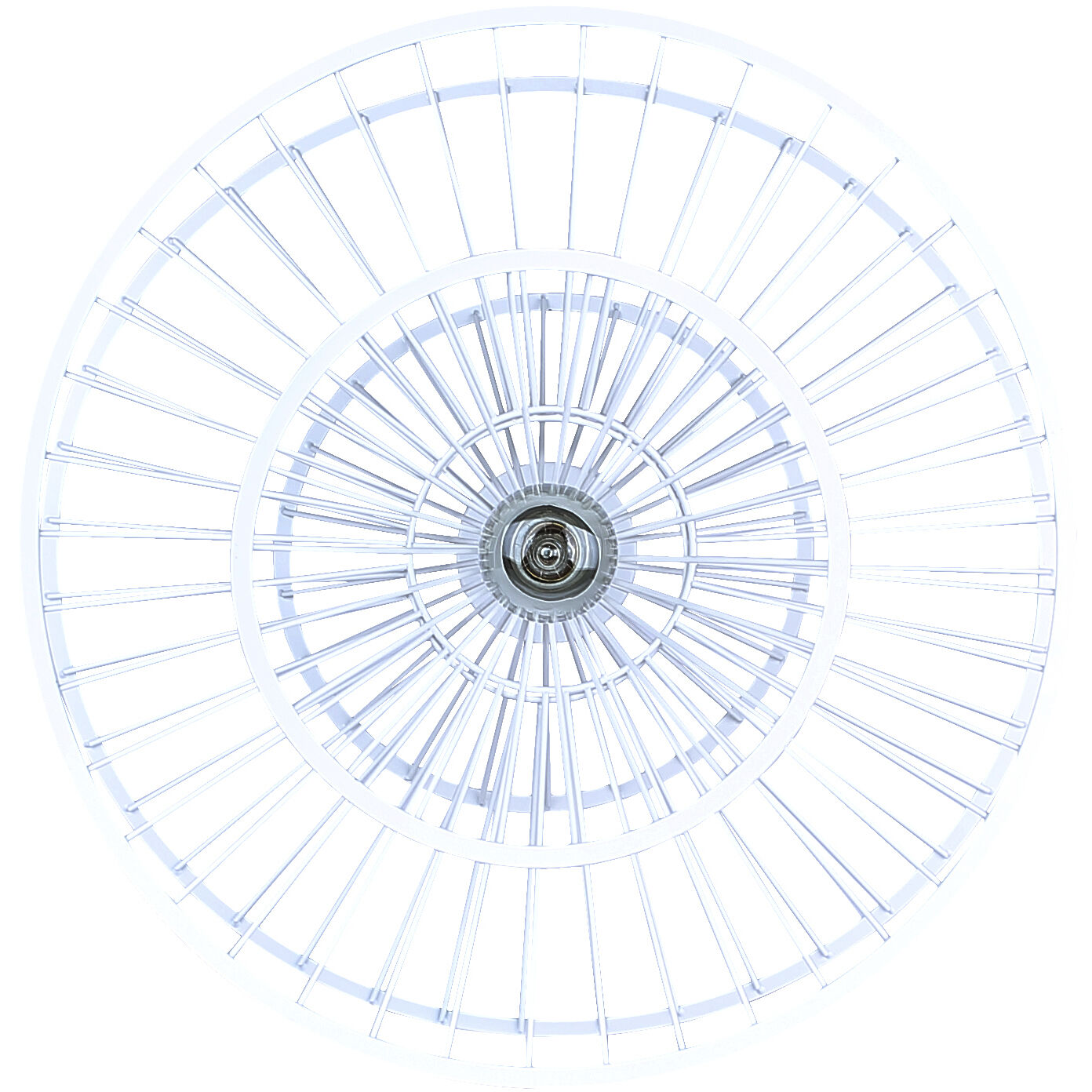 Channel 1 Light 20 inch White Pendant Ceiling Light