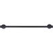 Carson 24 inch Black Towel Bar