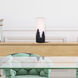Silvia 12.75 inch 40.00 watt Matte Black Table Lamp Portable Light